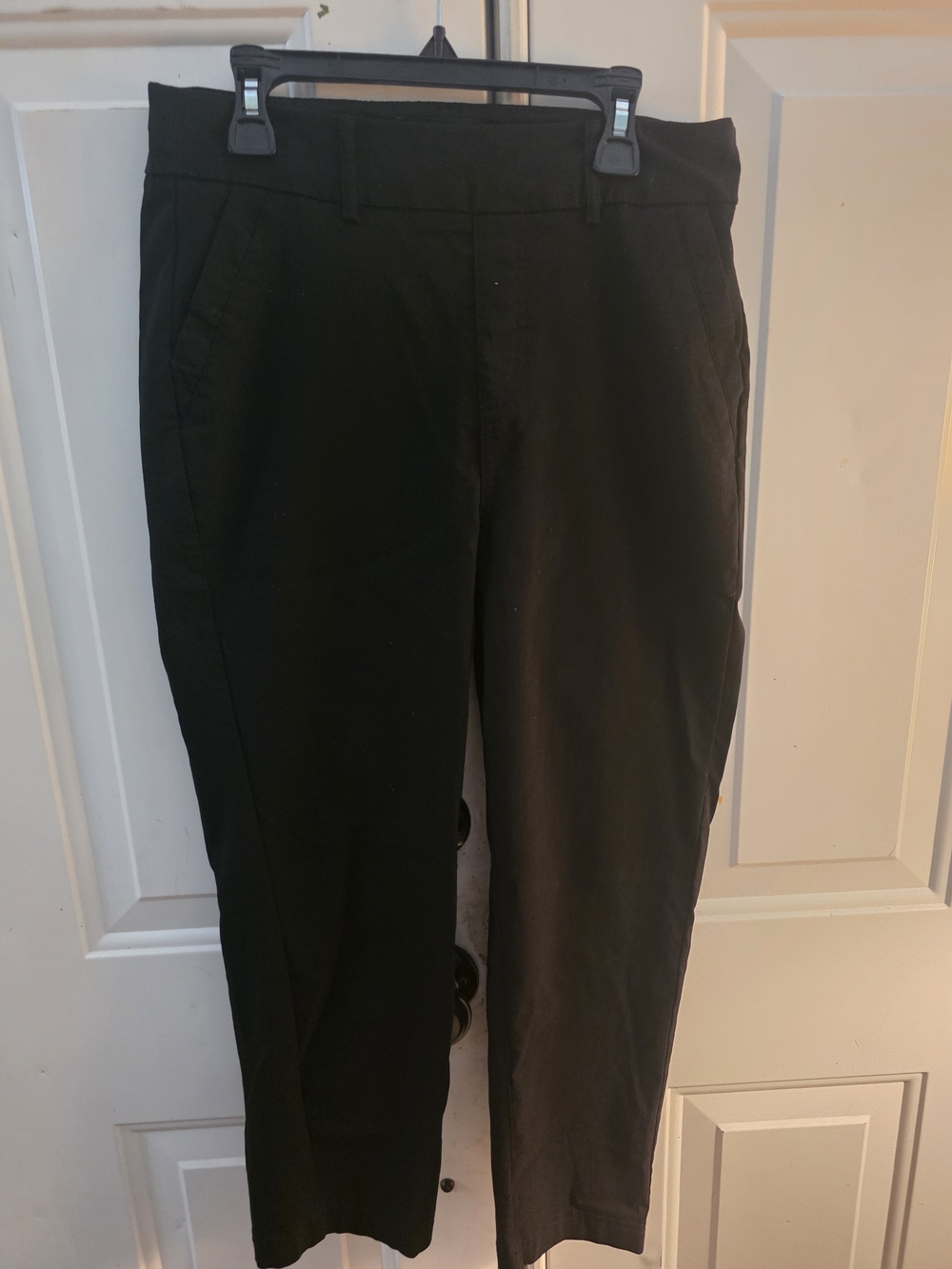 Mario Serrani Black Slim Chino Pants